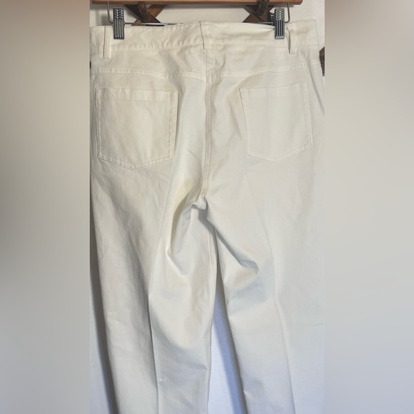 J. McLaughlin White Lexi 4-Way Stretch Denim Jeans Size 6 - Picture 7 of 8